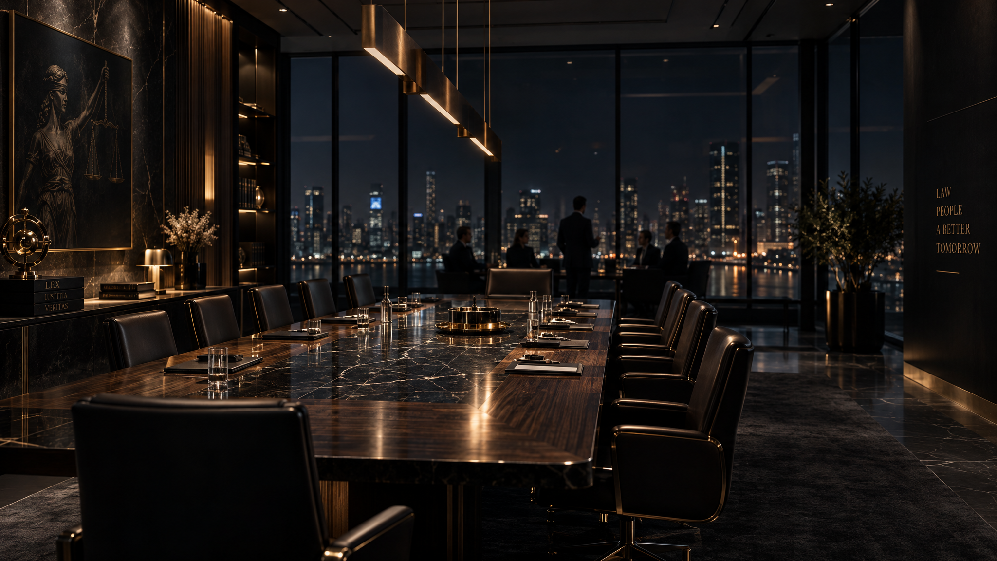 Sala de reuniões do escritório Santos Advocacia Corporativa